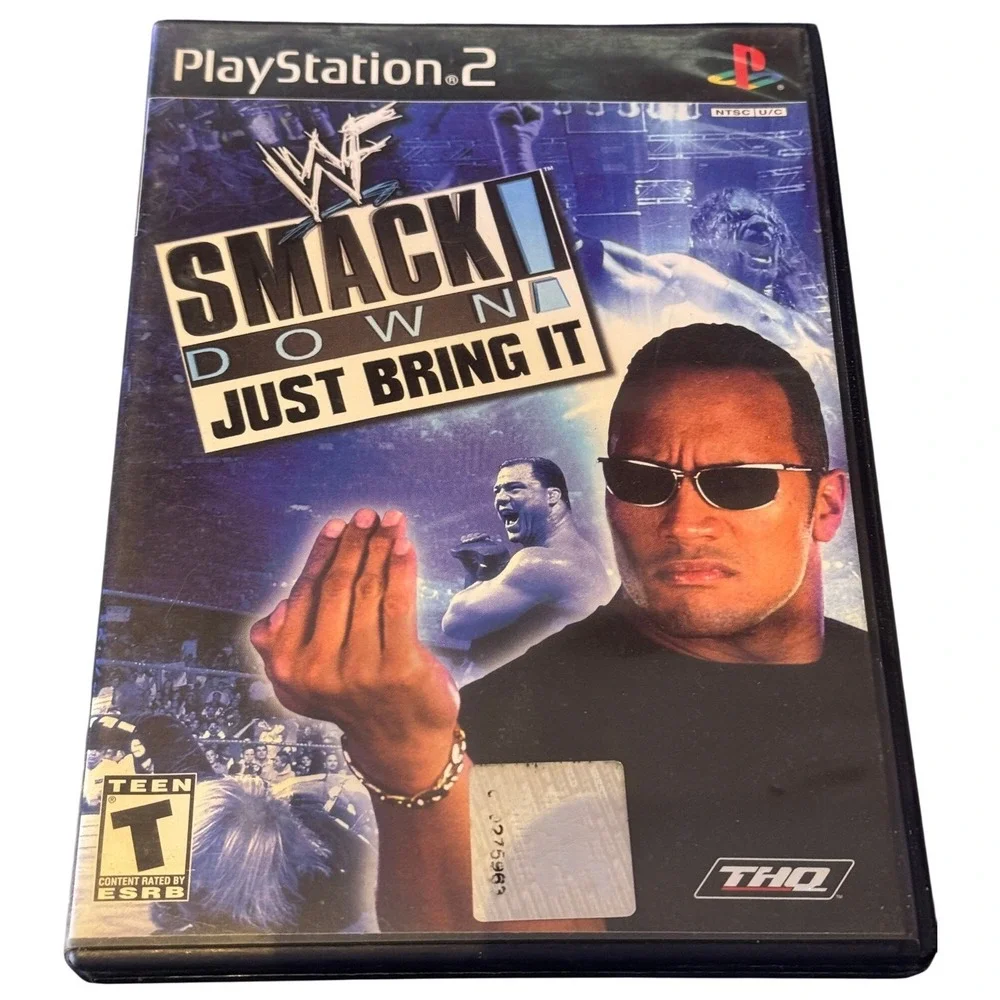 WWF SmackDown! Just Bring It PlayStation 2 PS2 Video Game 2001 THQ SLUS-20316